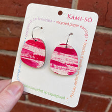 Load image into Gallery viewer, Big Square, Hand Painted Earrings