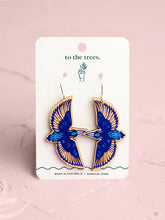 Load image into Gallery viewer, Azure Kingfisher Dangles