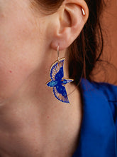 Load image into Gallery viewer, Azure Kingfisher Dangles