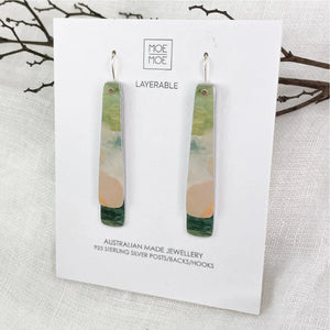 Kiasmin Aura, Beacon Hoop Earrings