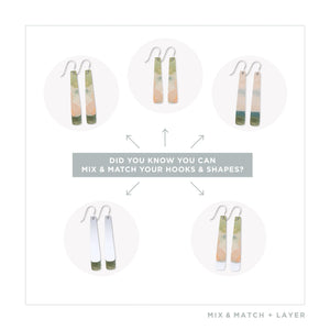 Kiasmin Aura, Beacon Hoop Earrings