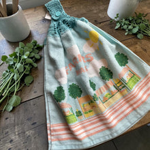 Load image into Gallery viewer, Nan’s crocheted, hanging towel