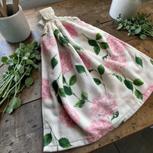 Load image into Gallery viewer, Nan’s crocheted, hanging towel