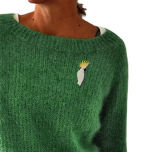 Load image into Gallery viewer, Sulphur Crested Cockatoo Brooch