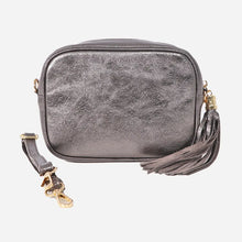 Load image into Gallery viewer, Crossbody Bag - Metallic, Gun Metal