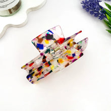 Load image into Gallery viewer, Hair Claw Clip, Square Multi