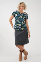 Load image into Gallery viewer, Tilly Top - Sun &amp; Clouds/Blue