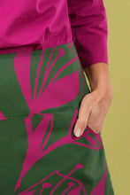 Load image into Gallery viewer, Ivy Skirt, Long - Cerise/Woodcut