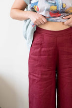 Load image into Gallery viewer, Ollie Pants - Dark Cherry