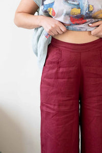 Ollie Pants - Dark Cherry
