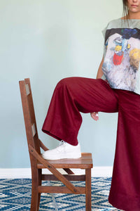 Ollie Pants - Dark Cherry