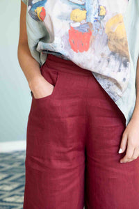Ollie Pants - Dark Cherry