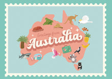 Load image into Gallery viewer, Wooden Magnet - Greetings From Australia