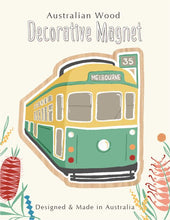 Load image into Gallery viewer, Wooden Magnet - Tram