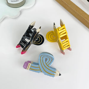 Hair Claw Clip, Pencil