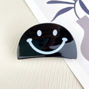 Hair Claw Clip, Smiley Face