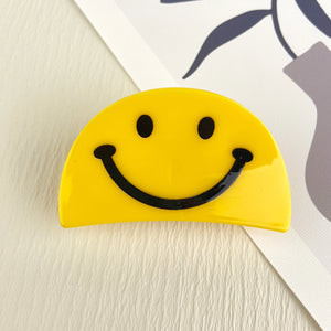 Hair Claw Clip, Smiley Face