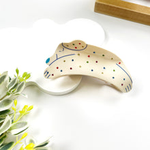 Load image into Gallery viewer, Hair Claw Clip, Spotty Dog
