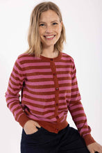Load image into Gallery viewer, Danesaga Glitter Cardigan - Chili/Cherry