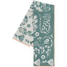 Load image into Gallery viewer, Cat Bloom Tea Towel