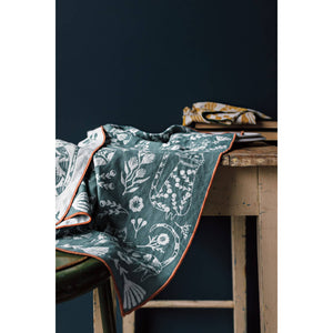 Cat Bloom Tea Towel