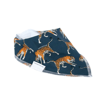 Load image into Gallery viewer, Navy Tiger Dribble Bib