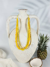 Load image into Gallery viewer, Timber Bead Necklace - Waipahu - Yellow