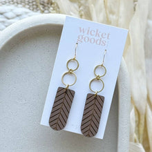 Load image into Gallery viewer, Cabin Earrings, Bark