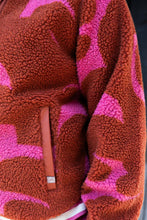 Load image into Gallery viewer, Danelabrador Fleece Jacket, Chilli/Cherry