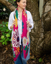 Load image into Gallery viewer, Bella Botanical Scarf - Pink