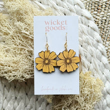 Load image into Gallery viewer, Prairie Bloom Earrings, Mustard