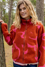 Load image into Gallery viewer, Danelabrador Fleece Jacket, Chilli/Cherry