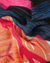 Load image into Gallery viewer, Chloe Abstract Forest Scarf - Black