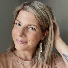 Load image into Gallery viewer, Roseburg Earrings, Rose Quartz