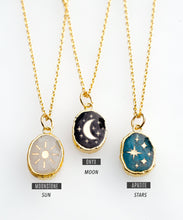 Load image into Gallery viewer, Gemstone Necklace - Onyx Moon