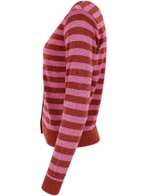 Load image into Gallery viewer, Danesaga Glitter Cardigan - Chili/Cherry