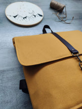 Load image into Gallery viewer, Mustard Yellow Backpack