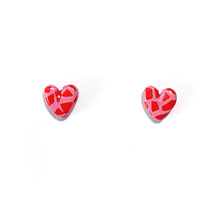 Load image into Gallery viewer, Terrazzo Heart Studs