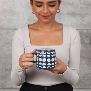 Moon Phase, Stoneware Mug