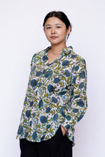 Load image into Gallery viewer, Anoushka Shirt - Blue Dahlia