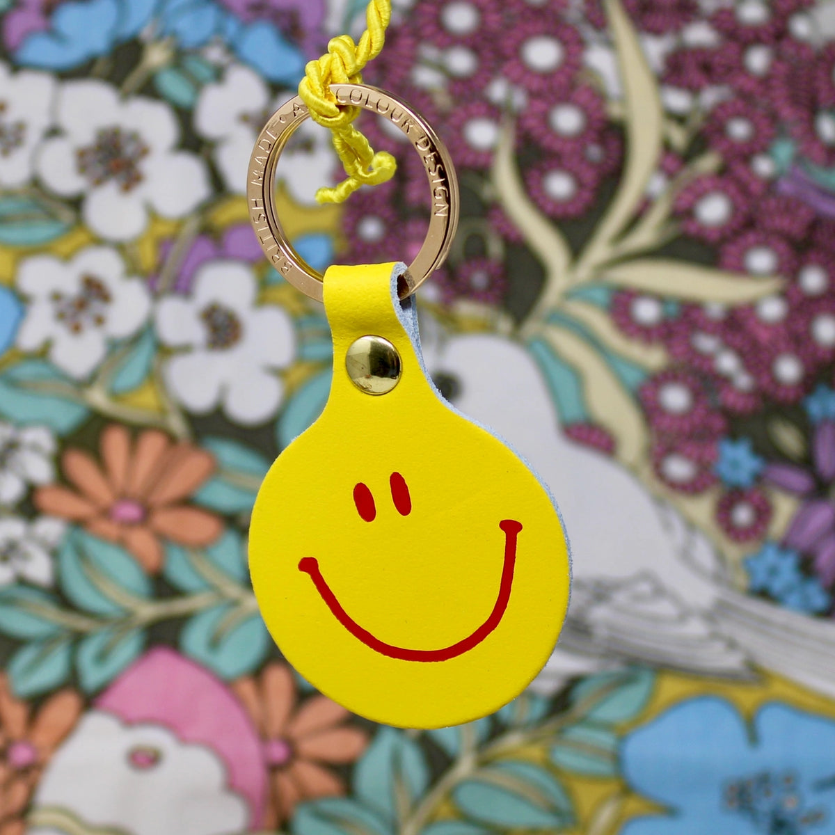 Smiley Face Key Fob – Finki Handmade