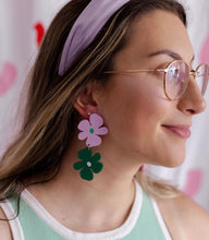 Load image into Gallery viewer, Chantelle Dangles - Red/Pink
