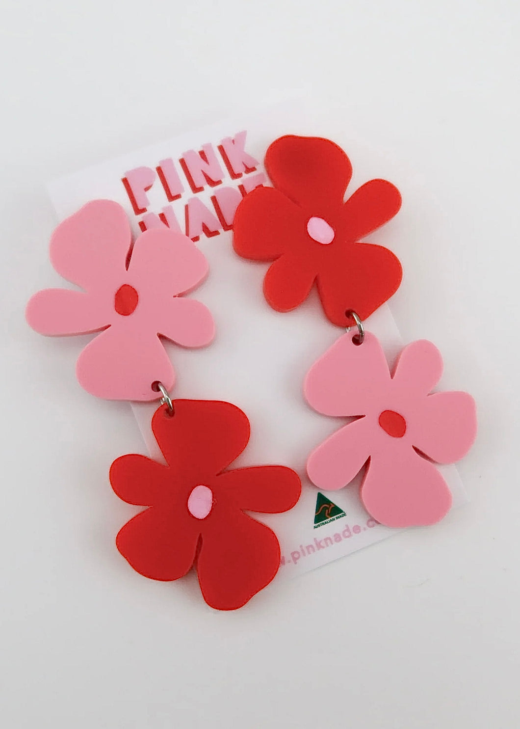 Chantelle Dangles - Red/Pink