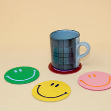 Load image into Gallery viewer, Happy Face Coasters - Set of 4