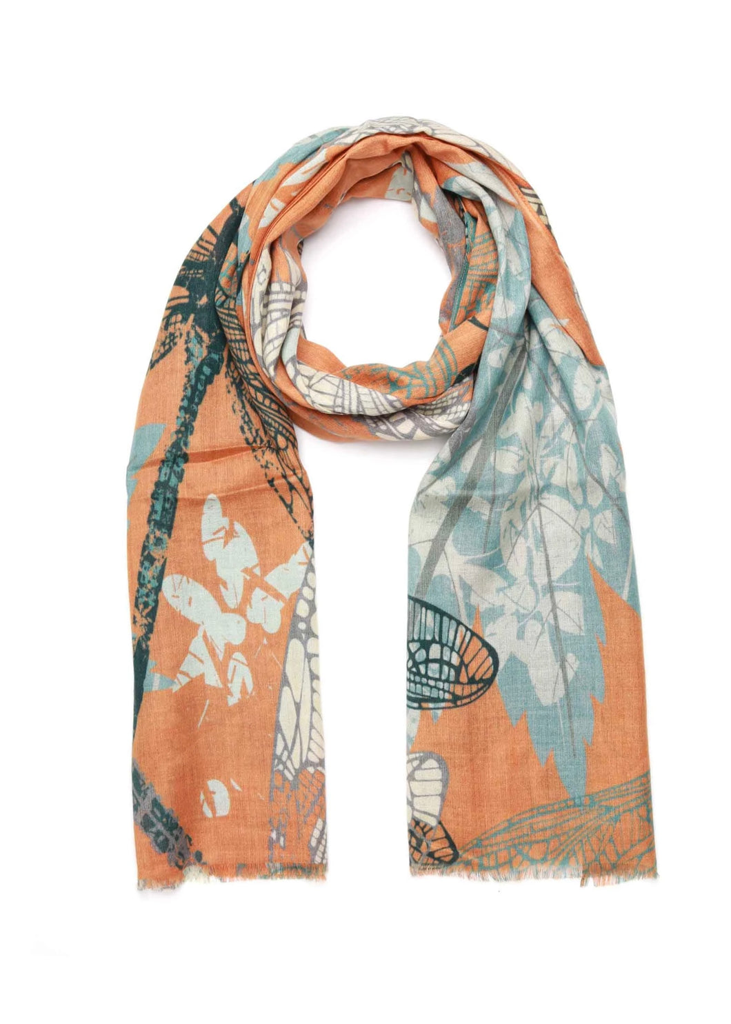 Modal/Cotton Scarf - Dragonfly