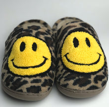 Load image into Gallery viewer, Happy Face Slippers - Leopard