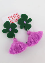 Load image into Gallery viewer, Alie Green/Lilac Tassel