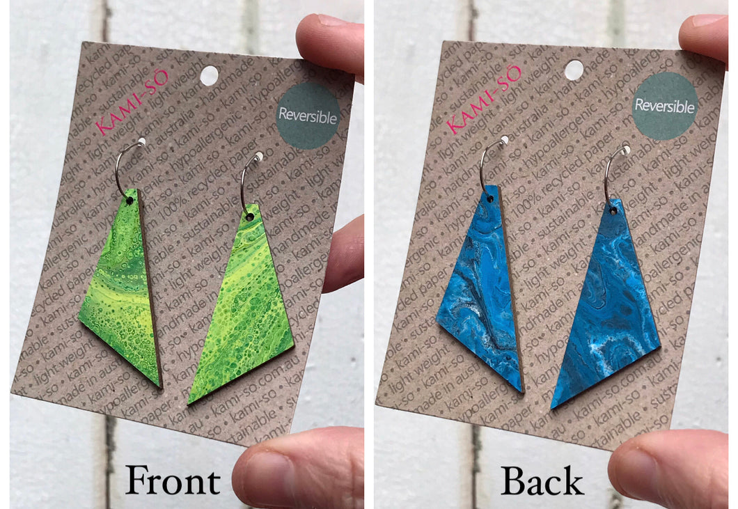 Triangle Reversible Earrings
