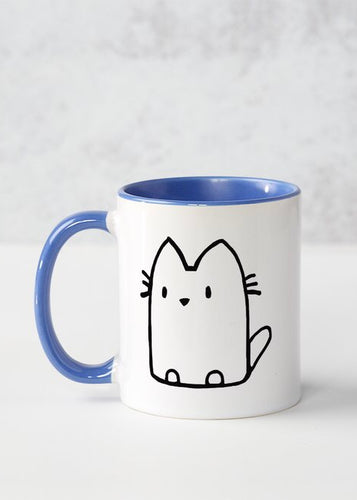 Mug - Cat, Blue