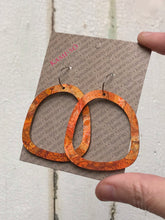 Load image into Gallery viewer, Big Circle, Hand Painted Hoops